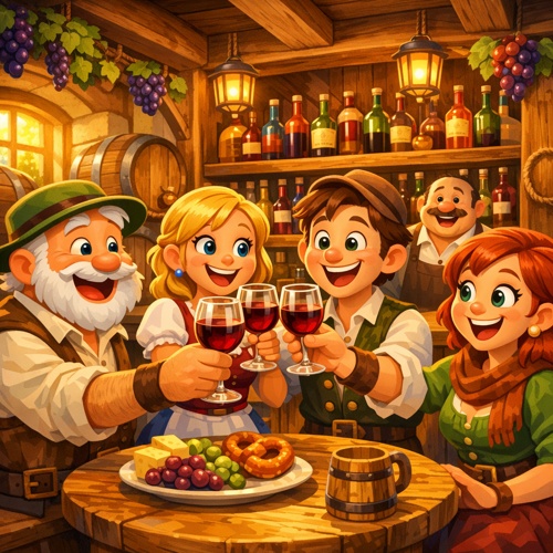 Lokaltour in Löwenstein: Rustikales Besenambiente