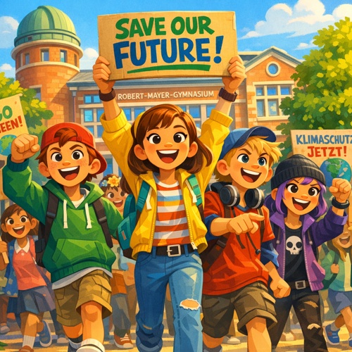 Schulstreik in Heilbronn: Protest gegen Wehrpflicht