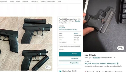 Waffen auf Vinted: Herausforderung für digitale Plattformen in Heilbronn