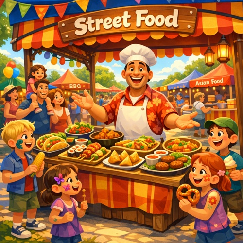 „Street Food Festival“ im Heilbronner Wertwiesenpark