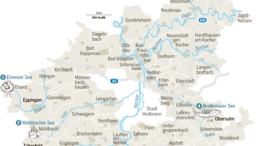 Digitales Parksystem an Heilbronner Badeseen