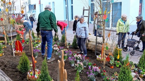 Pop-up-Beet: Blumen-Oase in der Gerlinger Innenstadt